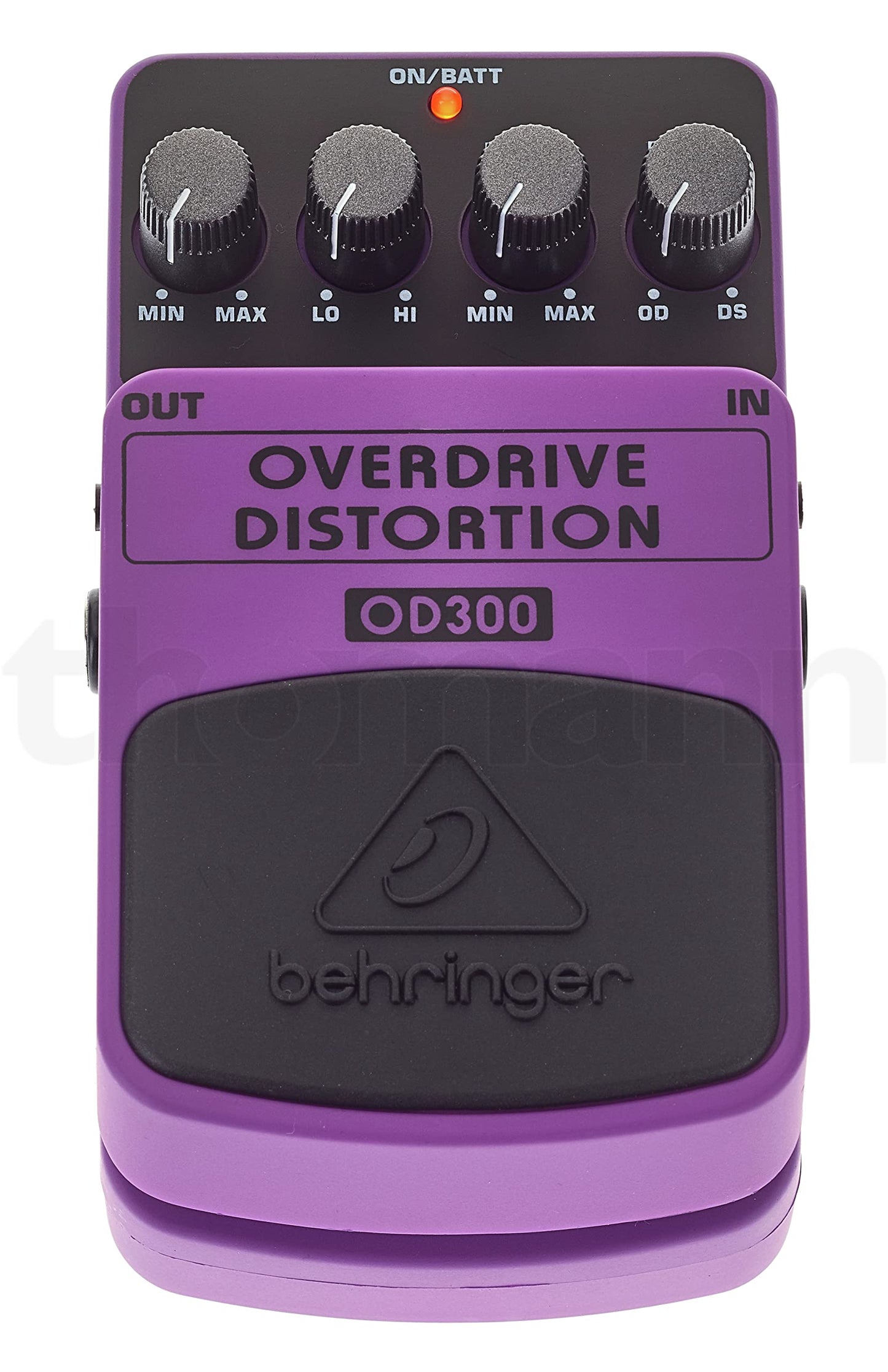 Behringer OD300 Pédale d'Effets d'Overdrive - distorsion à 2 Modes