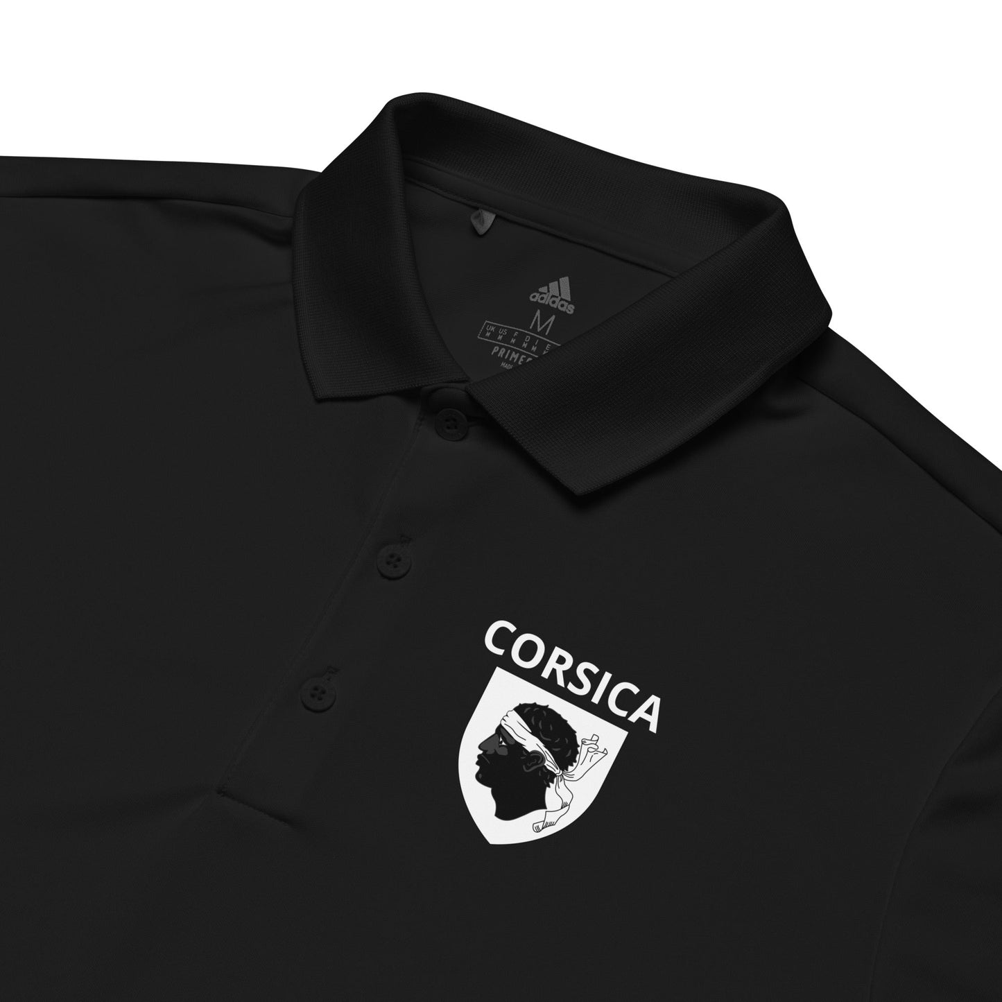 Polo premium adidas - Corsica - Blason Corse