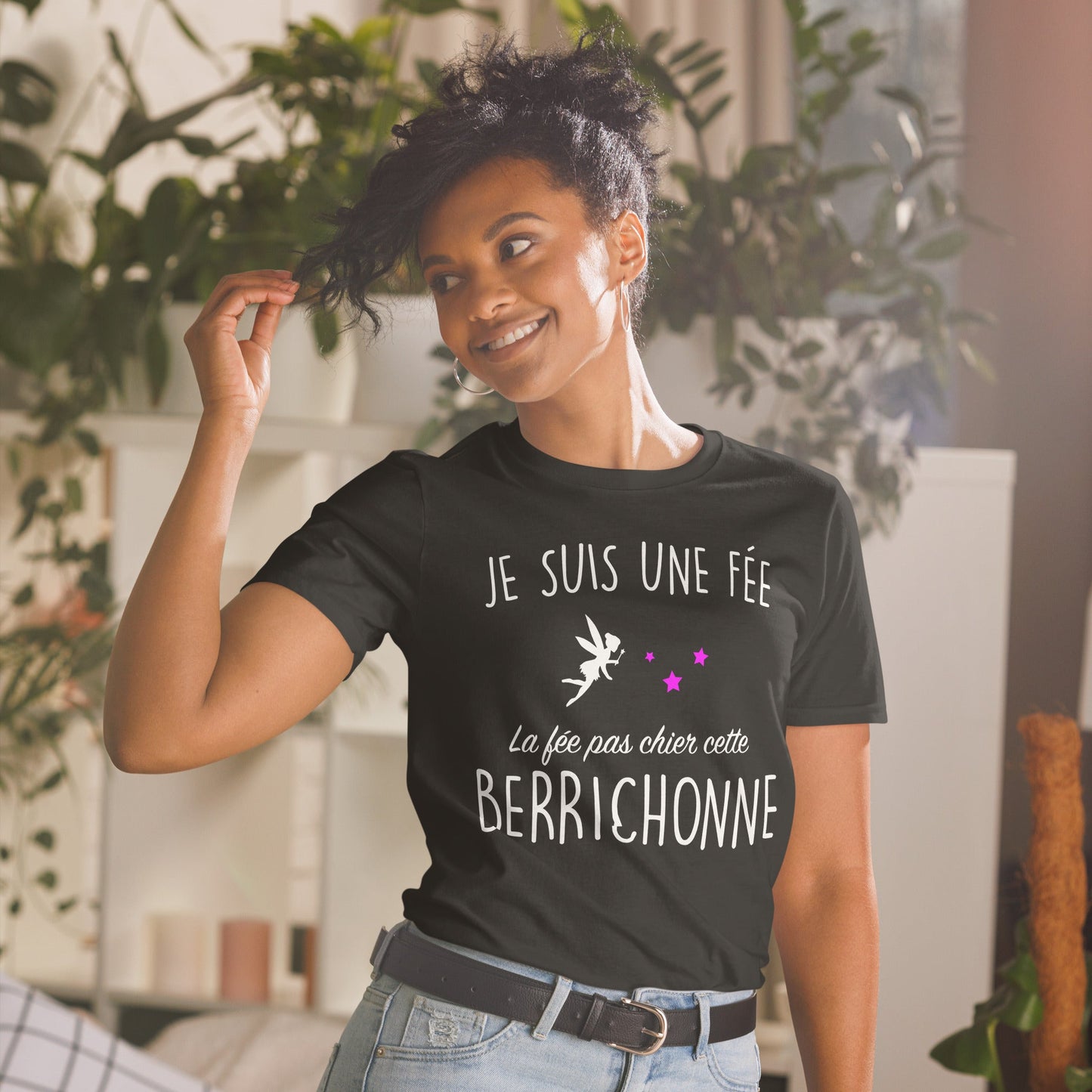 T-shirt cadeau humour femme berrichonne - la fée pas chier