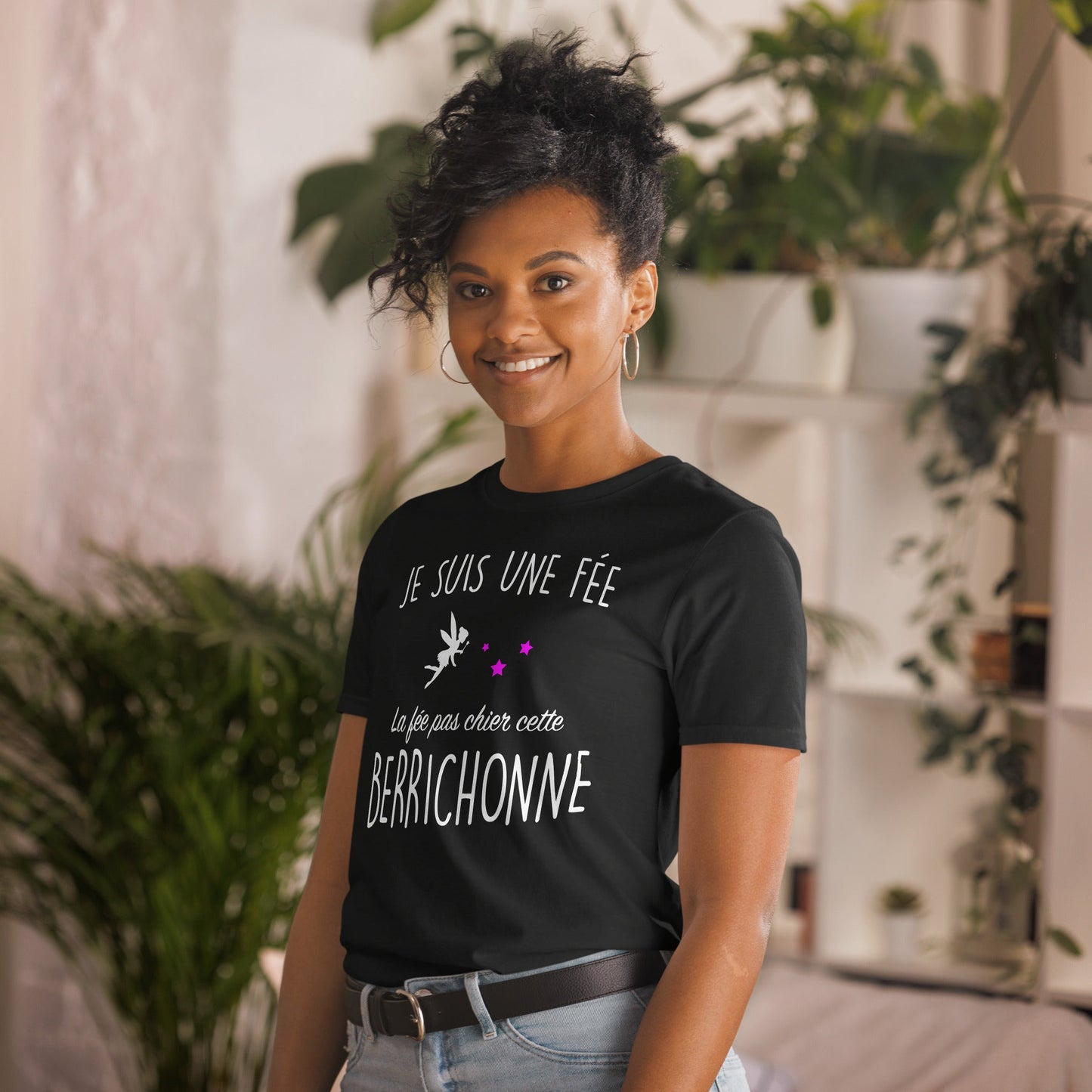 T-shirt cadeau humour femme berrichonne - la fée pas chier