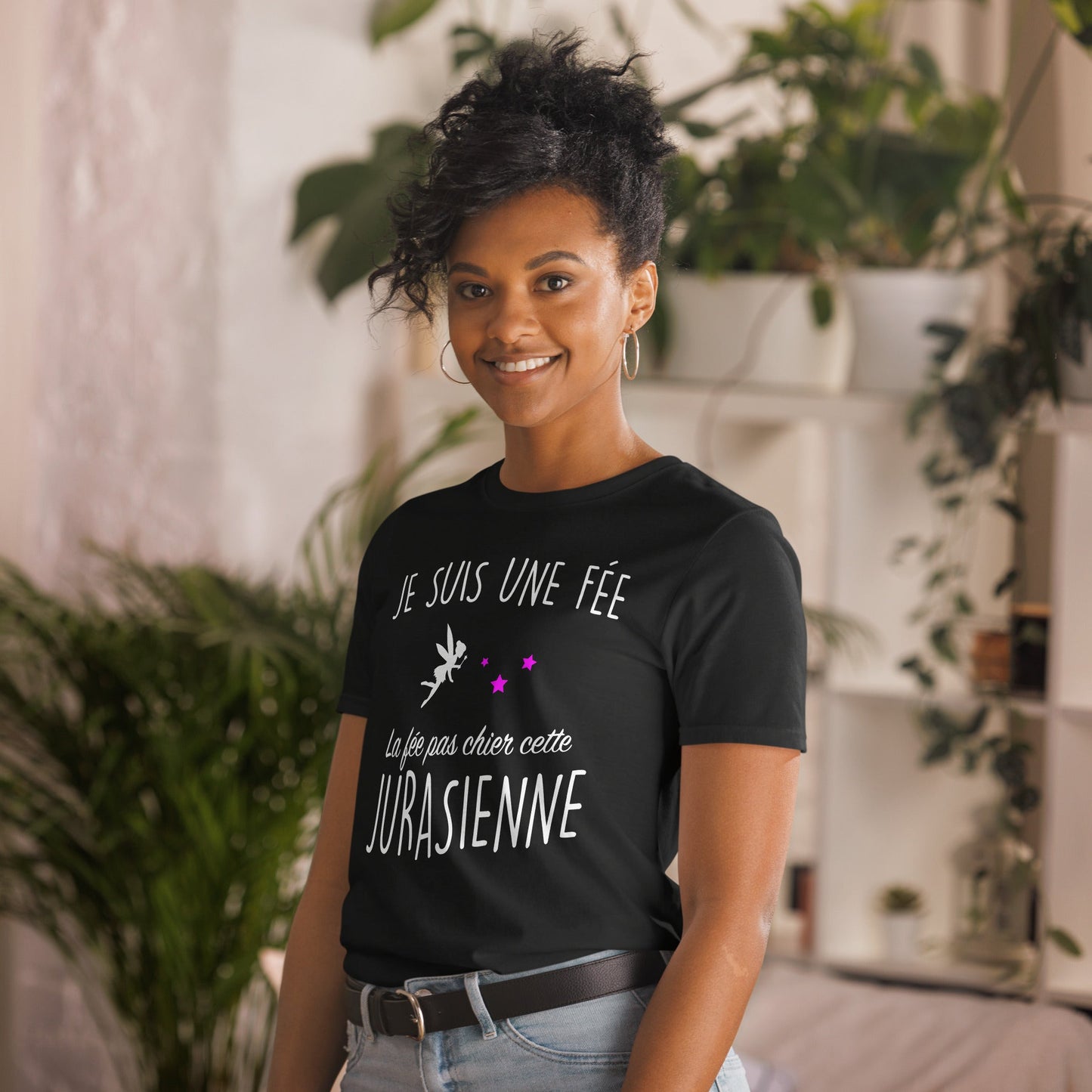 T-shirt cadeau humour femme jurassienne - la fée pas chier