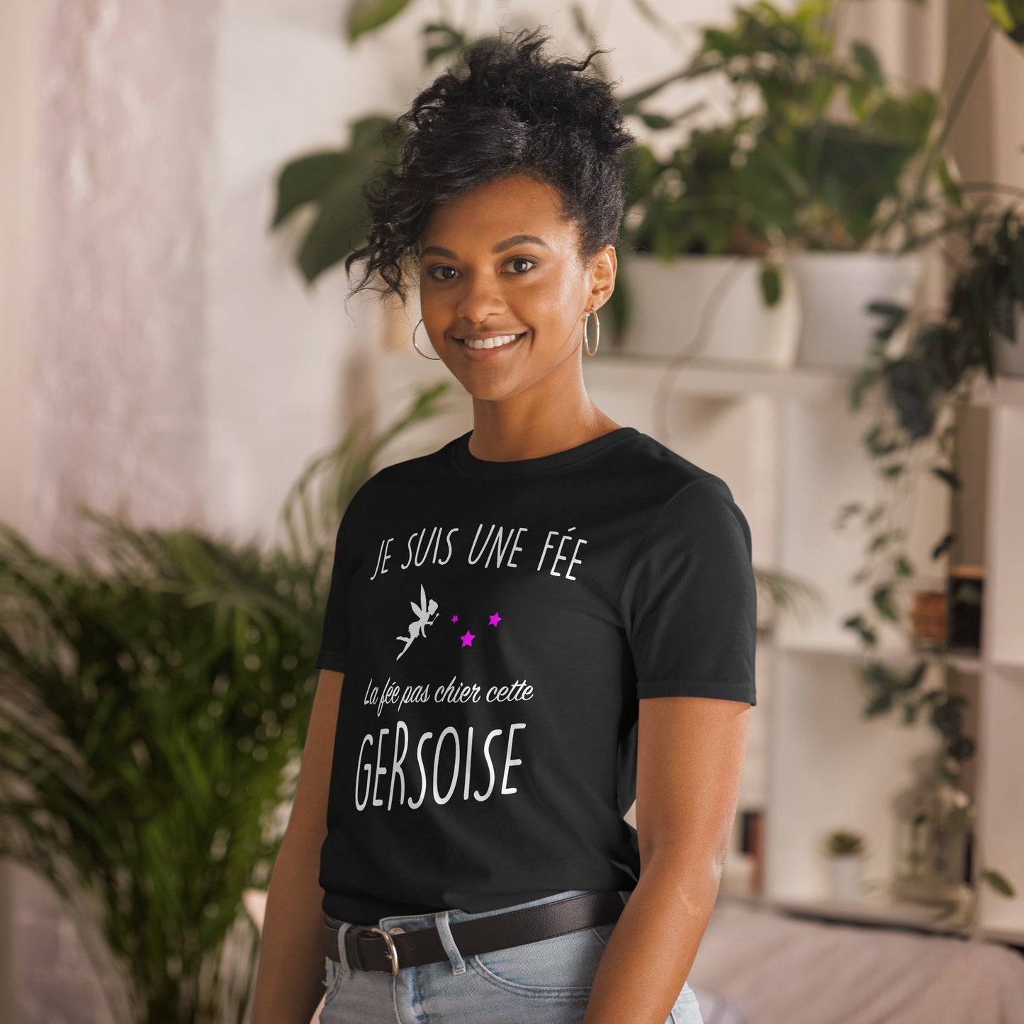 T-shirt cadeau humour femme gersoise - la fée pas chier