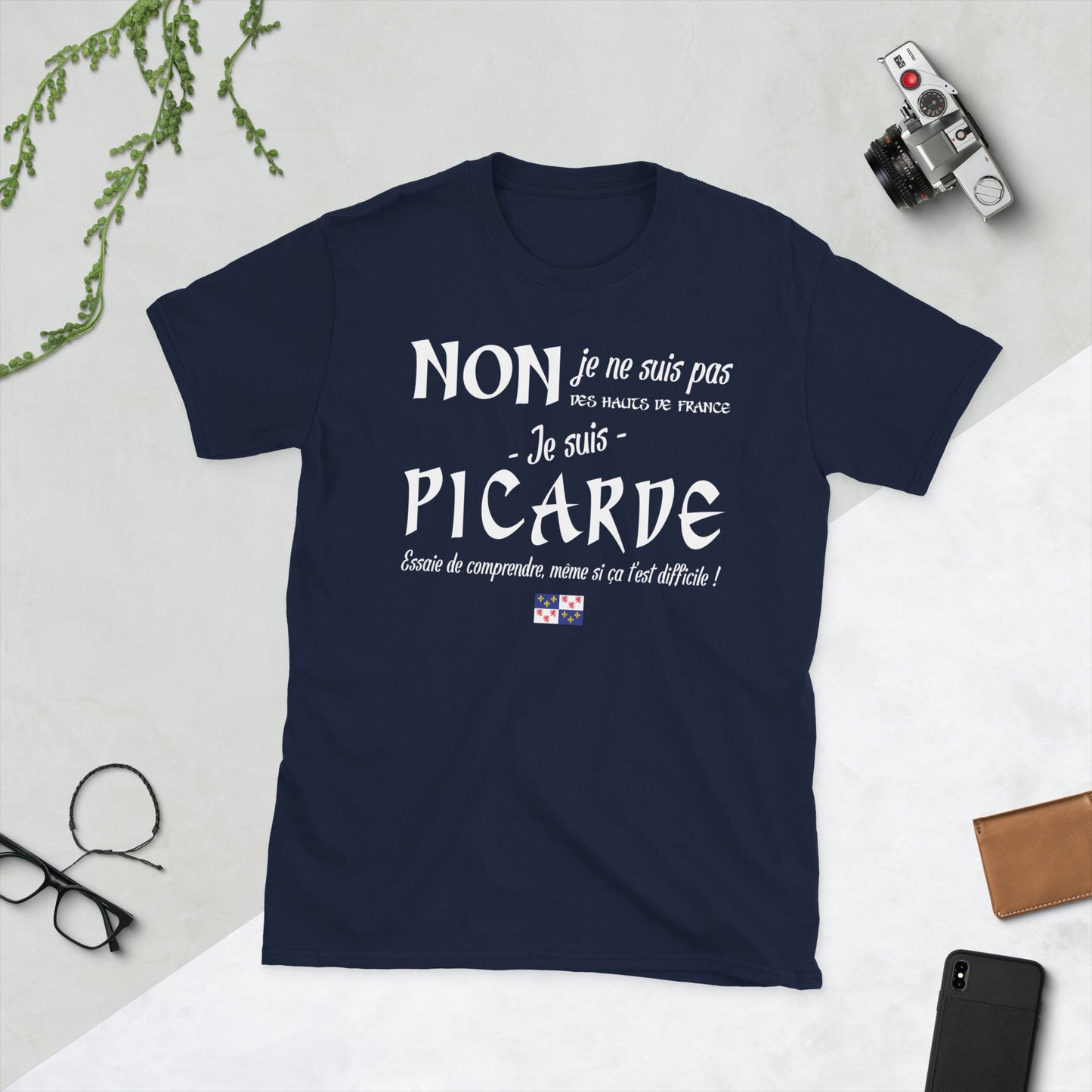 T-shirt anti hauts de france - Femme Picarde - humour