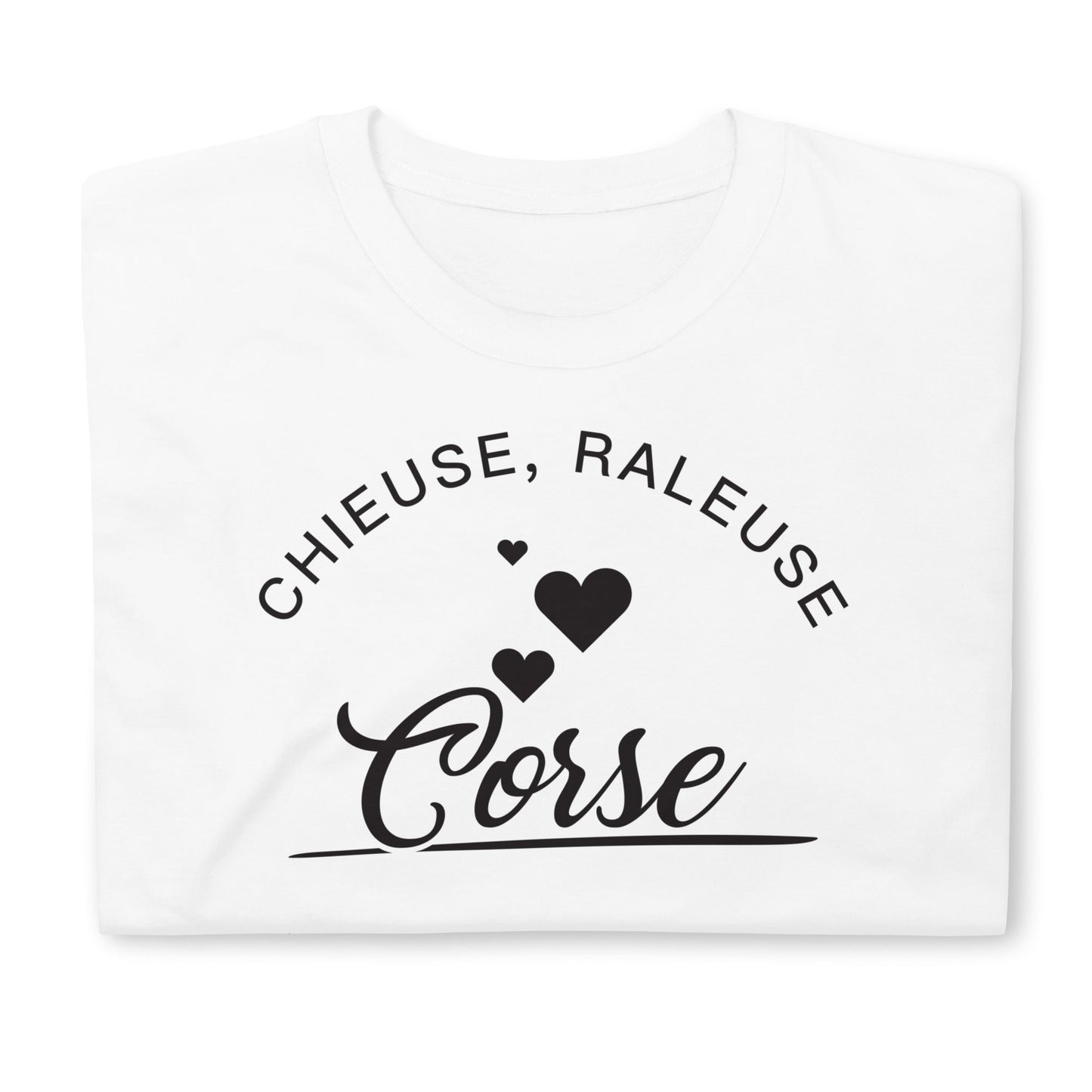 T-shirt cadeau humour femme corse - chieuse râleuse et je t'e...