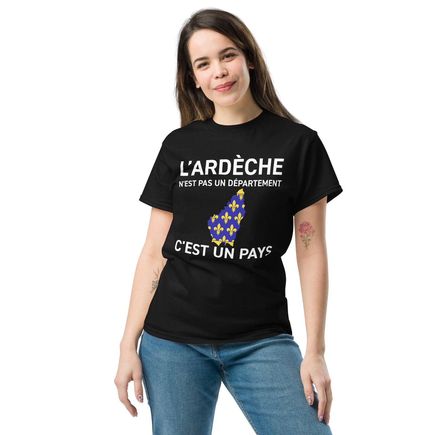 T-shirt fierté ardéchoise, L'Ardèche n'est pas un département c'est un pays