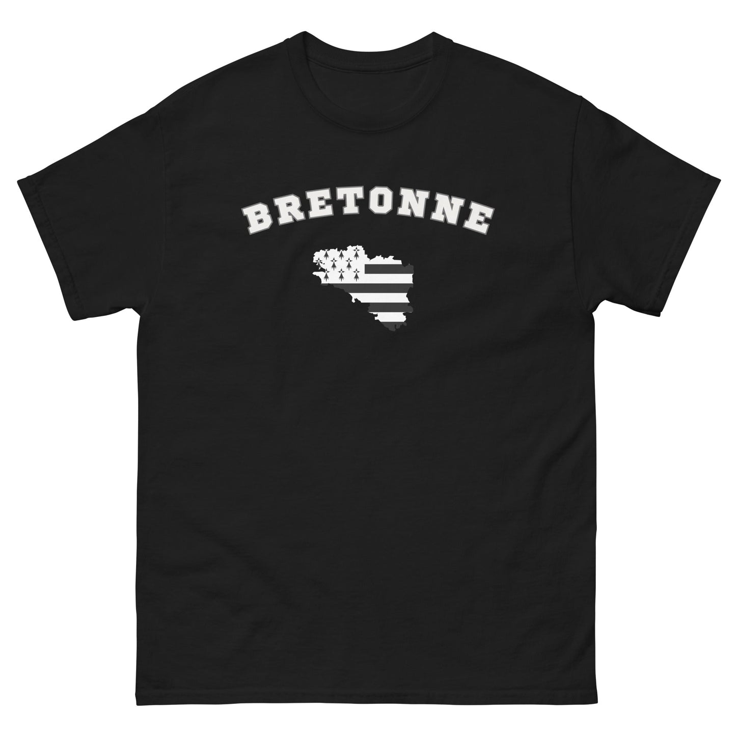 T-shirt classique Bretonne - style universitaire - Bretagne