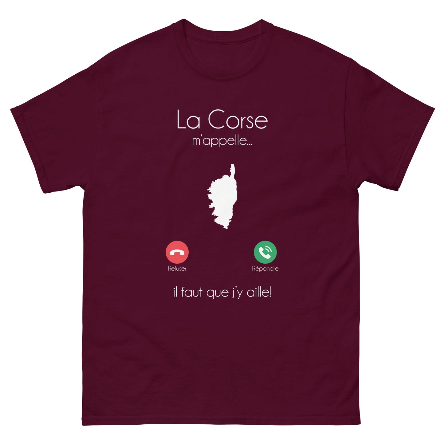 T-shirt La Corse m'appelle - cadeau souvenir Corsica Corse