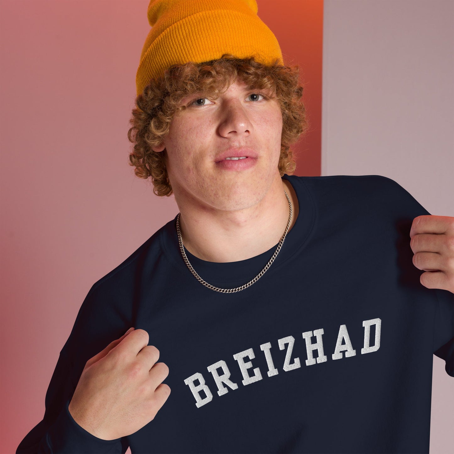 Sweashirt Brodé - BREIZHAD - Collection Bretagne