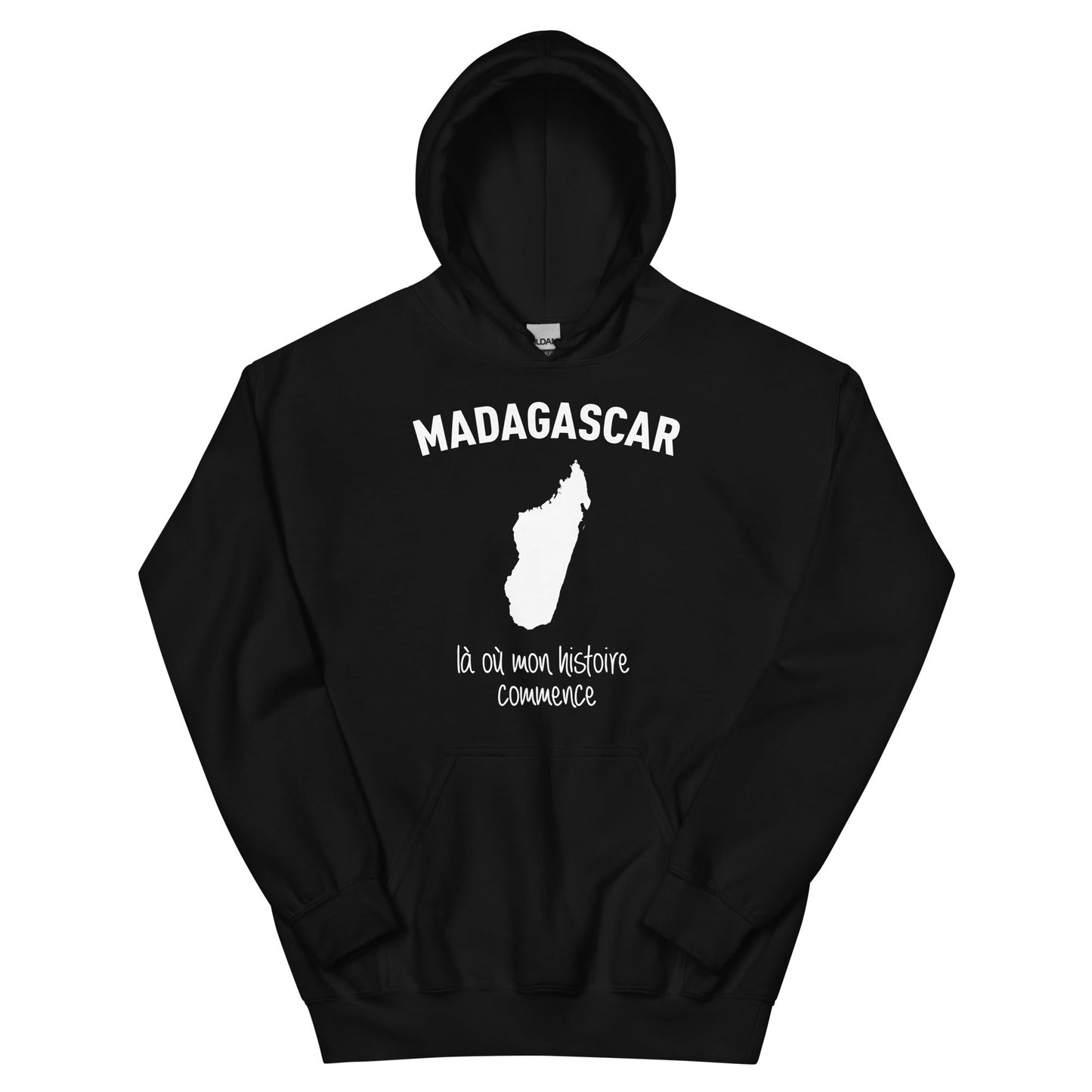 Sweat à capuche Madagascar Là où mon histoire commence