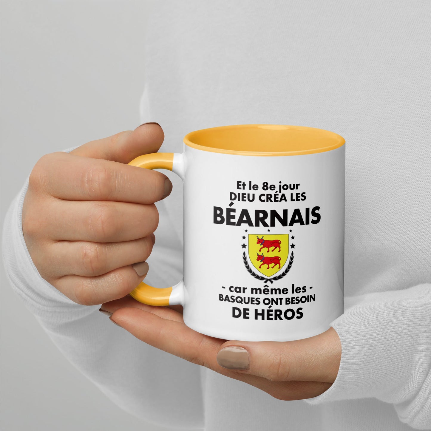 Mug à Intérieur Coloré - Cadeau Béarnais - humour