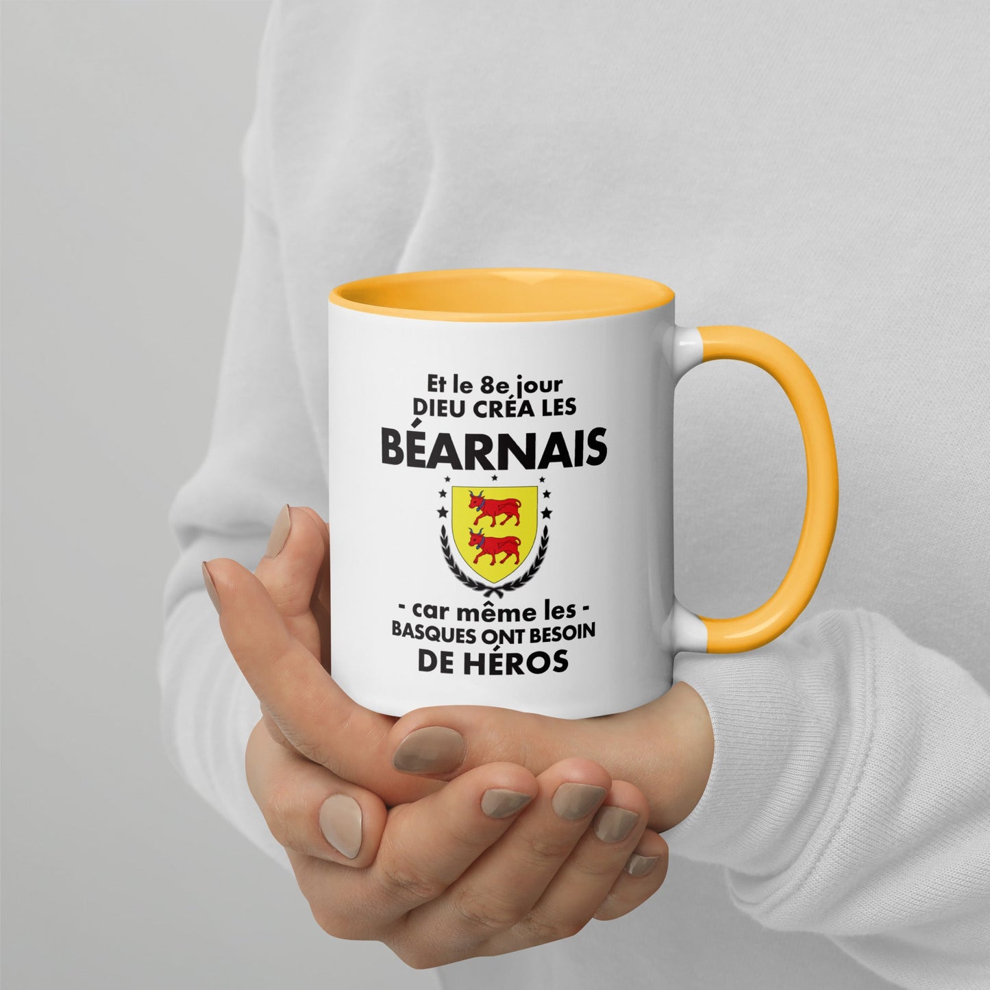 Mug à Intérieur Coloré - Cadeau Béarnais - humour