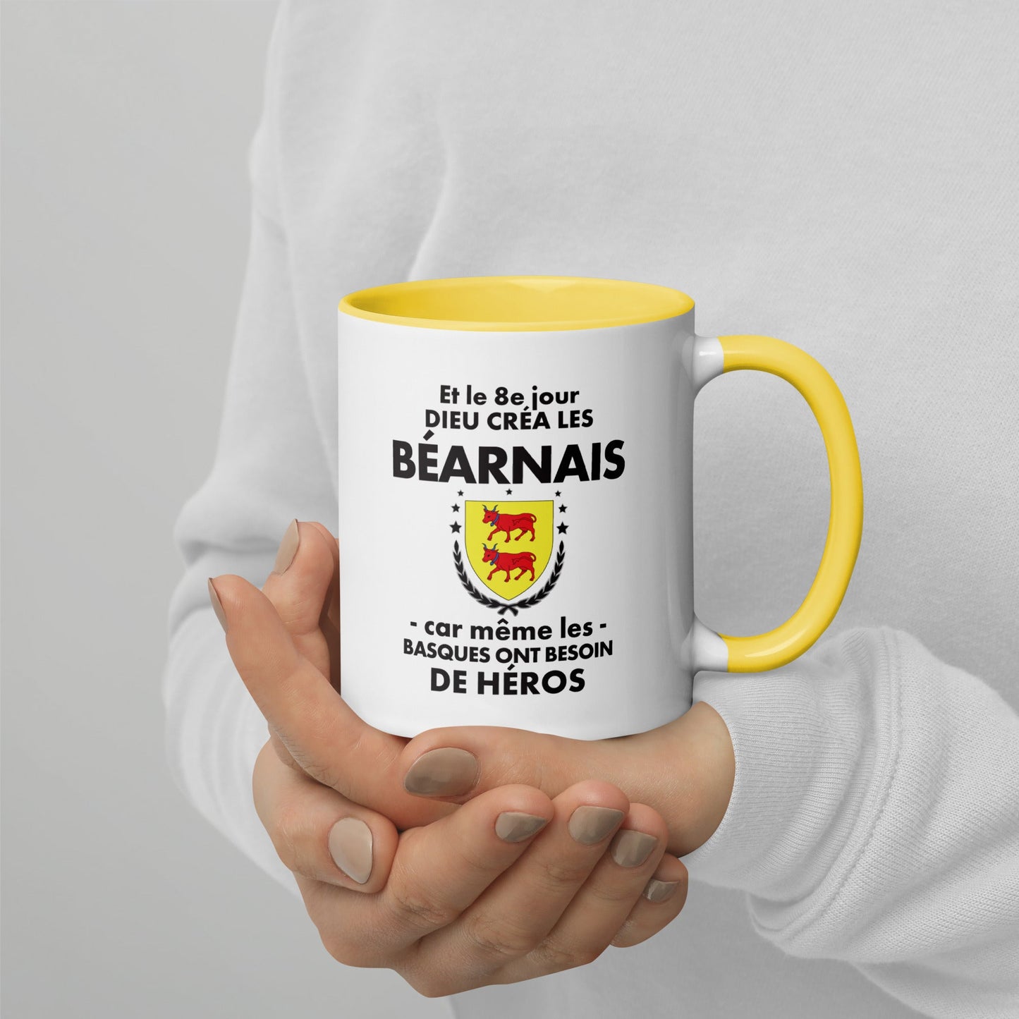 Mug à Intérieur Coloré - Cadeau Béarnais - humour